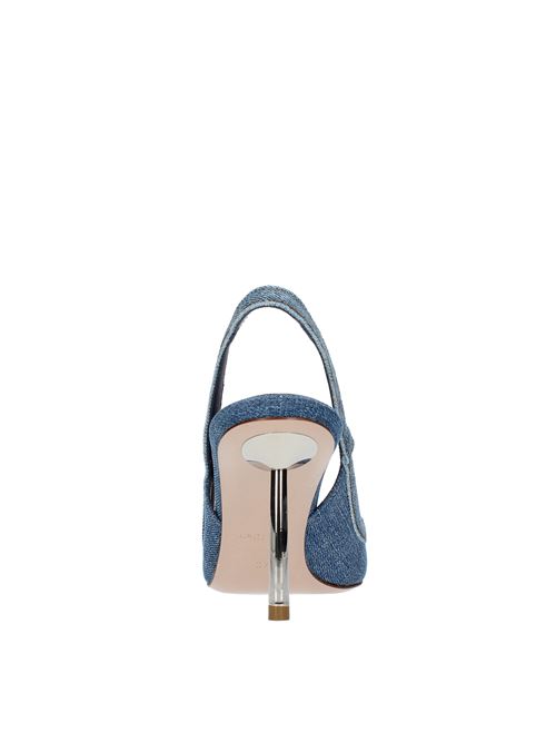 Décolleté Slingback modello BELLA in tessuto demin. LE SILLA | 4245Z080BLU